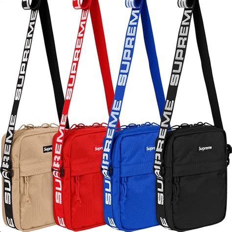 supreme red shoulder bag replica|are supreme purses genuine.